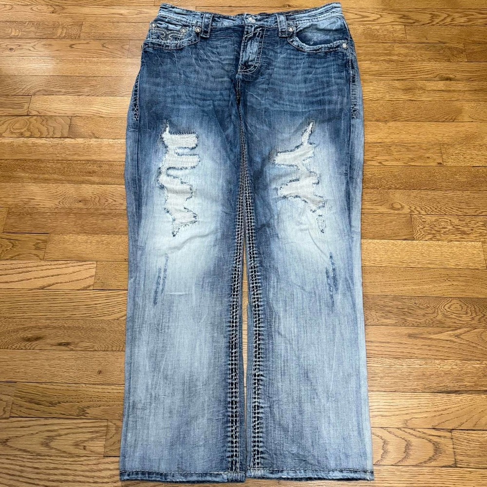 Rock revival jeans in light